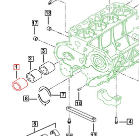 Mahindra Roxor Front Camshaft Bearing 0051322 Mahindra Direct Parts