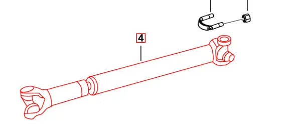 Mahindra Roxor Front Driveshaft 0501AA1641N Mahindra