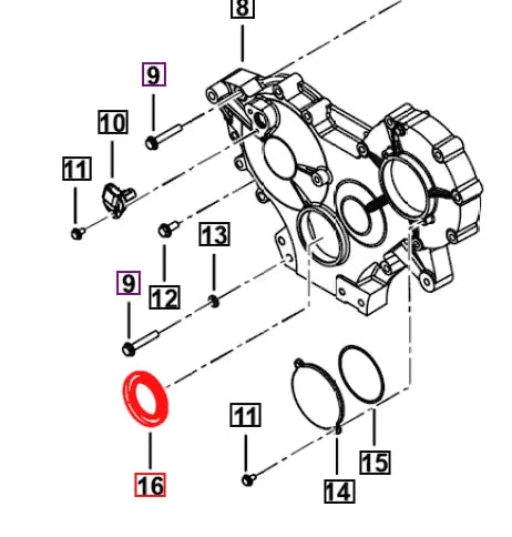 Mahindra Roxor Front Oil Seal PTFE-MDI 0311AB0280N Mahindra