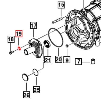 Mahindra Roxor Gasket - Clutch Bearing Sleeve 0051875 Mahindra Direct Parts