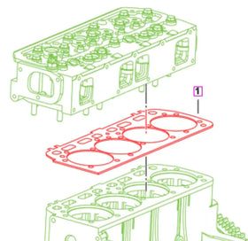 Mahindra Roxor Gasket Cylinder Head 0302BB0191N Mahindra