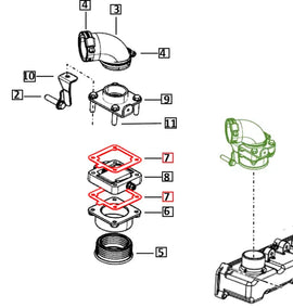 Mahindra Roxor Gasket Heater Element to Adaptor 0313EAB00021N Mahindra Direct Parts