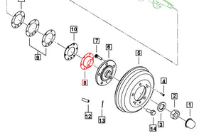 Mahindra Roxor Grease Protector RR Brake 0640888 Mahindra