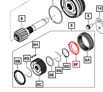 Mahindra Roxor Guard 5th Strut Type 0703CD1270N Mahindra Direct Parts