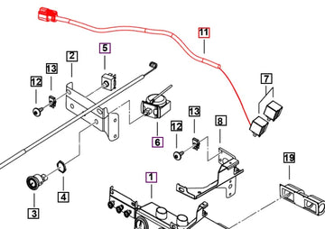Mahindra Roxor HVAC Wiring Harness 1203ZUA00551N Mahindra Direct Parts