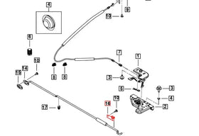 Mahindra Roxor Hood Prop Hold Down Clip 0102EUA00290N Mahindra