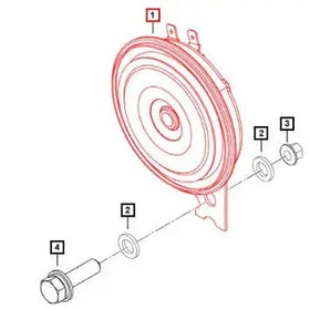 Mahindra Roxor Horn Low Tone 1306AAA00441N Mahindra