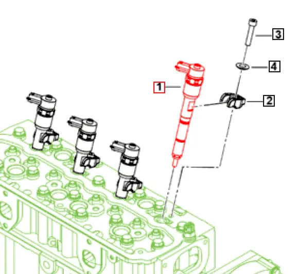 Mahindra Roxor Injector LCCR 0305BAB02221N Mahindra