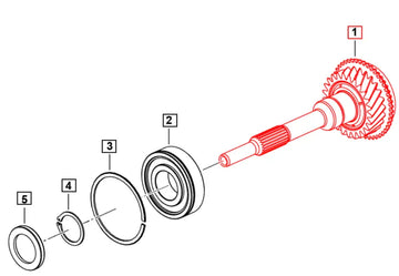 Mahindra Roxor Input Gear V4 0703DD4940N Mahindra Direct Parts