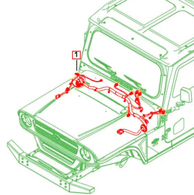Mahindra Roxor Instrument Panel Wiring Harness 1801BUA00161N Mahindra Direct Parts