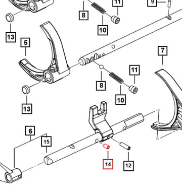Mahindra Roxor Interlock Finger Pin 7836174000 Mahindra Direct Parts
