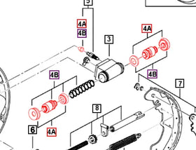 Mahindra Roxor Kit Rear Wheel Cylinder Minor 0602BAB03960N Mahindra
