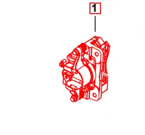 Mahindra Roxor LH Left Brake Caliper Assembly 0603BAA01411N Mahindra