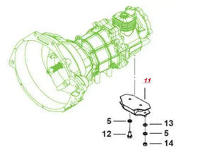 Mahindra Roxor Lower Transfer Case Mount 0203AD0050N Mahindra