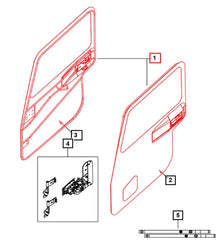 Mahindra Roxor Mahindra Wire Door Kit Left AND Right 2302CUA00251N