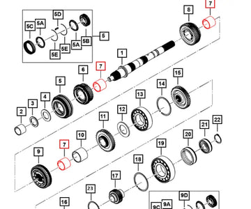 Mahindra Roxor Needle Cage (Split Cage 2nd and 3rd) 9151061380 Mahindra Direct Parts