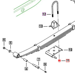Mahindra Roxor Nut Nyloc G12 SF0302041
