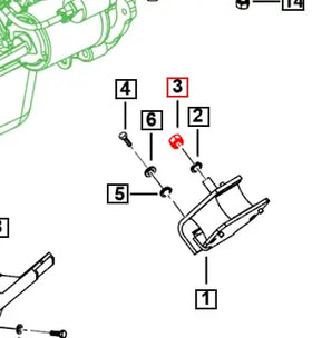 Mahindra Roxor Nut Nyloc M12 SF0302044 Mahindra