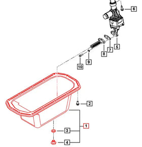 Mahindra Roxor Oil Pan 0303CAB00330N Mahindra