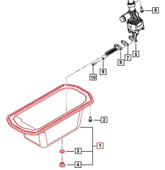 Mahindra Roxor Oil Pan 0303CAB00330N Mahindra