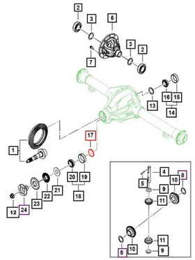 Mahindra Roxor Pinion Collapsible Spacer 0502EA3850N Mahindra