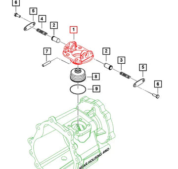Mahindra Roxor Pivot Adapter 0703BD1120N Mahindra Direct Parts