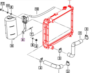 Mahindra Roxor Radiator Assy 0304AAB01111N Mahindra