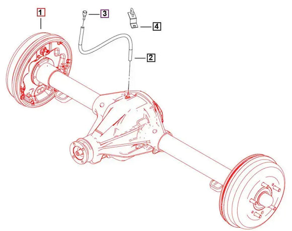 Mahindra Roxor Rear Axle Assembly 3.73 Ratio 0502AAA06370N Mahindra