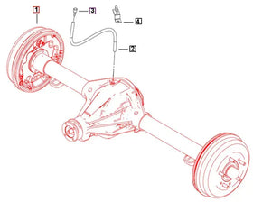 Mahindra Roxor Rear Axle Assembly 5.38 Ratio 0502AAA12300N Mahindra