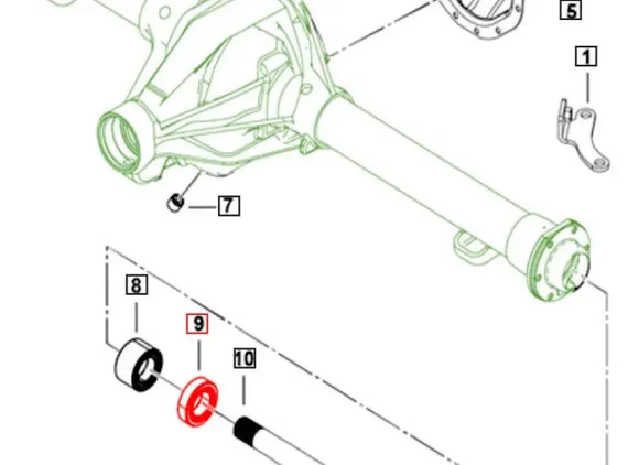 Mahindra Roxor Rear Axle Bearing Mahindra 0019404 Mahindra