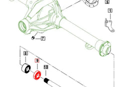 Mahindra Roxor Rear Axle Bearing Mahindra 0019404