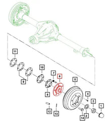 Mahindra Roxor Rear Axle Hub 0099856