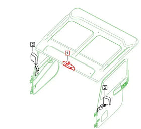 Mahindra Roxor Rear View Mirror 0109AUA00011N Mahindra