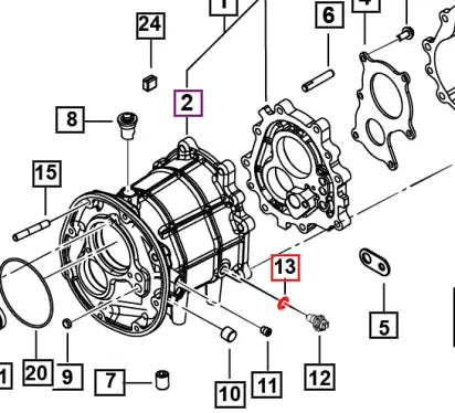 Mahindra Roxor Reverse Lamp Switch Seal 7903062030 Mahindra Direct Parts