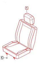 Mahindra Roxor Seat 0110AAD00570N