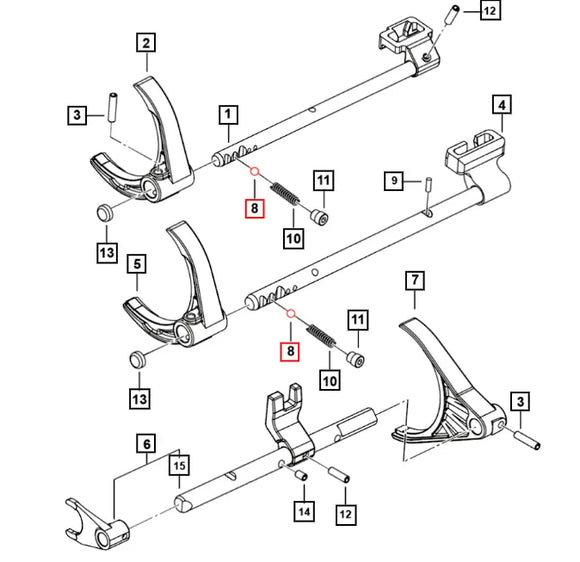 Mahindra Roxor Shaft Rail and Fork Detent Ball 0052359 Mahindra Direct Parts