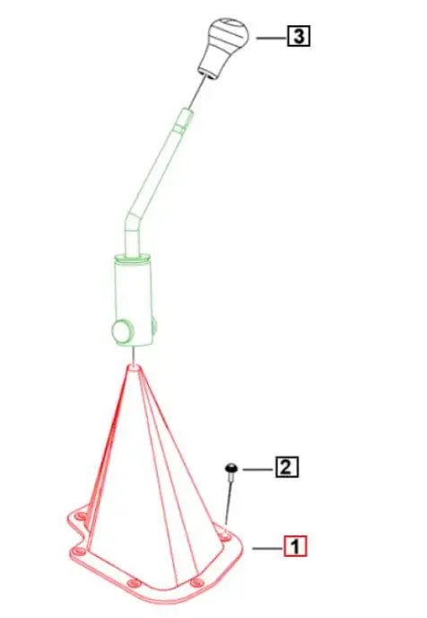 Mahindra Roxor Shifter Boot - Manual Transmission 0105AAD00411N Mahindra