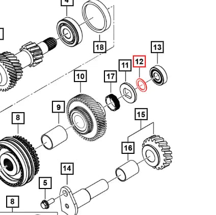 Mahindra Roxor Shim 2.25 0703DD2690N Mahindra Direct Parts