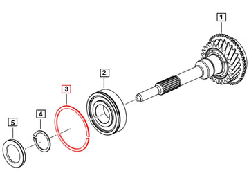 Mahindra Roxor Snap Ring 0703DD1890N Mahindra Direct Parts