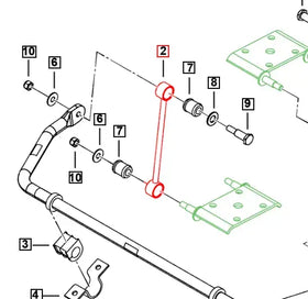 Mahindra Roxor Stabilizer Bar Link 0084842 Mahindra