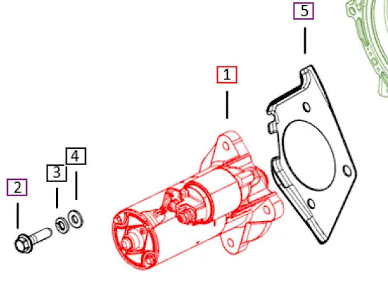 Mahindra Roxor Starter  0307CAP00011N Mahindra