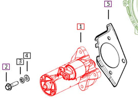 Mahindra Roxor Starter  0307CAP00011N Mahindra