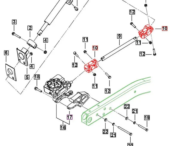 Mahindra Roxor Steering Universal Joint S1104A010071N Mahindra