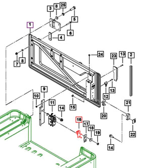 Mahindra Roxor Striker Plate Assembly 0094705 Mahindra Direct Parts