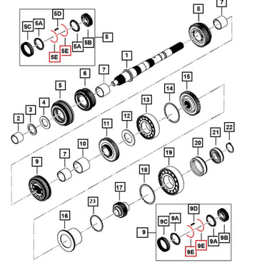Mahindra Roxor Synchronizer Spring 0703EAD01490N Mahindra Direct Parts