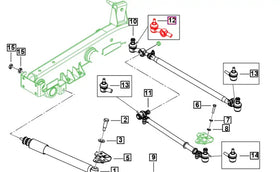 Mahindra Roxor Tie Rod End With Receiver End 1103AAA01981N Mahindra