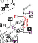 Mahindra Roxor Transfer Case Operating Lever  0703CA0300N Mahindra