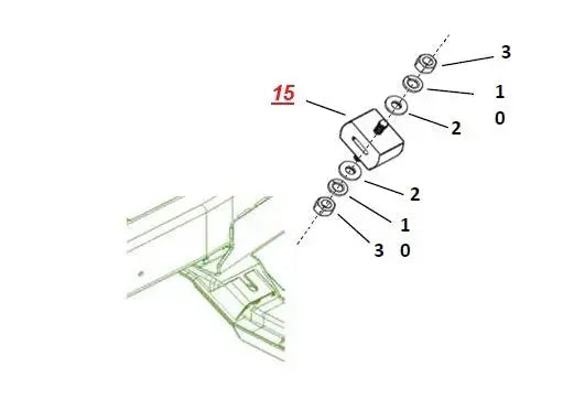 Mahindra Roxor Transfer Case Side Mount 0093165 Mahindra