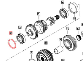 Mahindra Roxor Transmission Bearing Sealing Cap 0703DAD08340N Mahindra Direct Parts