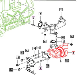 Mahindra Roxor Turbocharger 0305GB0021N Mahindra